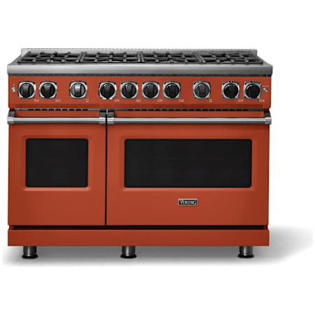 Viking 7 Series 48 Inch Wide 7.3 Cu. Ft. Free Standing Gas Range Spiced Cider