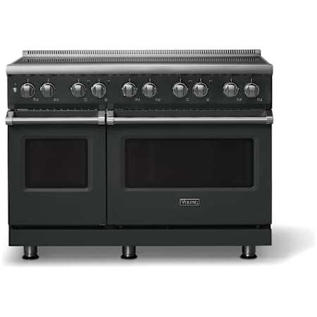 Viking 5 Series 48 Inch Wide 7.3 Cu. Ft. Free Standing Induction Range with Dual Oven Antique Bronze