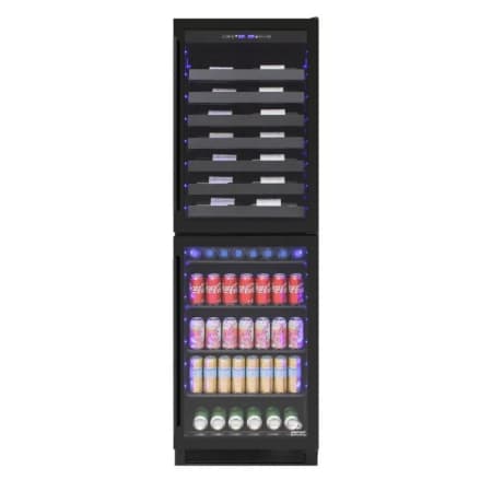 Vinotemp Dual-Zone Wine and Beverage Center Black