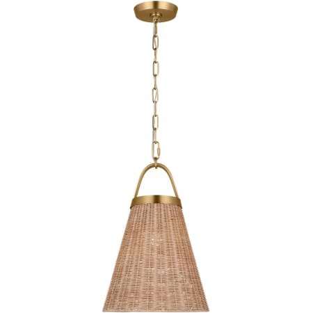 Visual Comfort Whitby 13" Wide Pendant Burnished Brass
