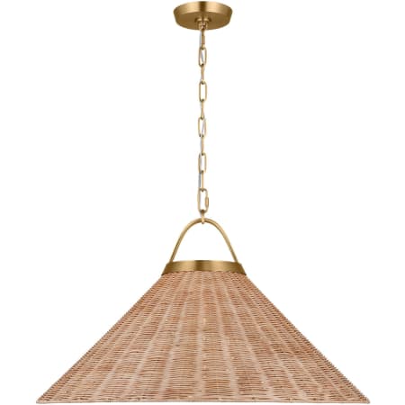 Visual Comfort Whitby 22" Wide Pendant Burnished Brass