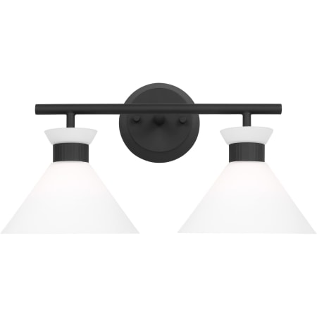 Visual Comfort Belcarra 2-Light Vanity by Drew & Jonathan Midnight Black