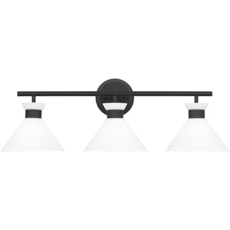 Visual Comfort Belcarra 3-Light Vanity by Drew & Jonathan Midnight Black