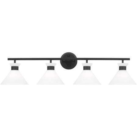 Visual Comfort Belcarra 4-Light Vanity by Drew & Jonathan Midnight Black