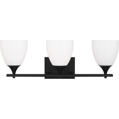 Visual Comfort Toffino 3-Light Vanity by Drew & Jonathan Midnight Black