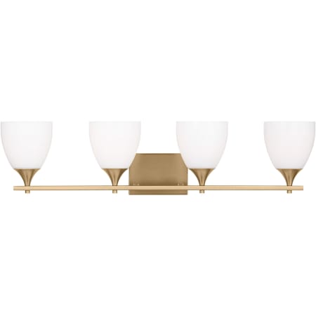 Visual Comfort Toffino 4-Light Vanity by Drew & Jonathan Satin Brass