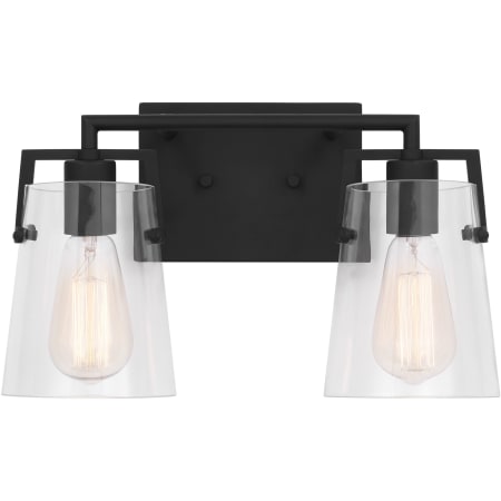 Visual Comfort Crofton 2-Light Vanity by Drew & Jonathan Midnight Black