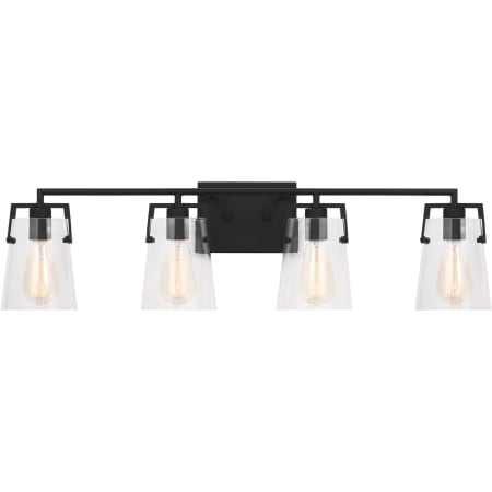 Visual Comfort Crofton 4-Light Vanity by Drew & Jonathan Midnight Black