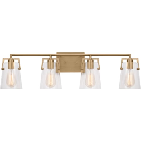 Visual Comfort Crofton 4-Light Vanity by Drew & Jonathan Satin Brass