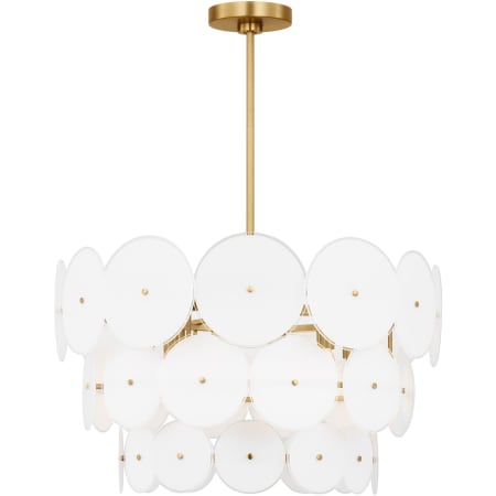 Visual Comfort Emery 12 Light 29" Wide Chandelier Burnished Brass