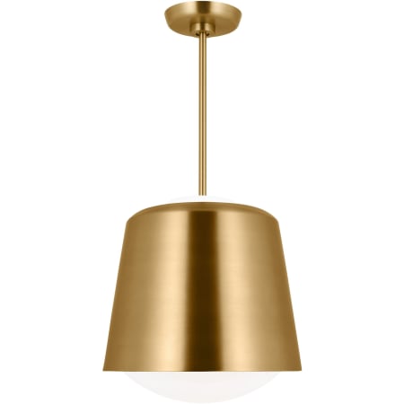 Visual Comfort Draper 12" Wide Pendant Burnished Brass