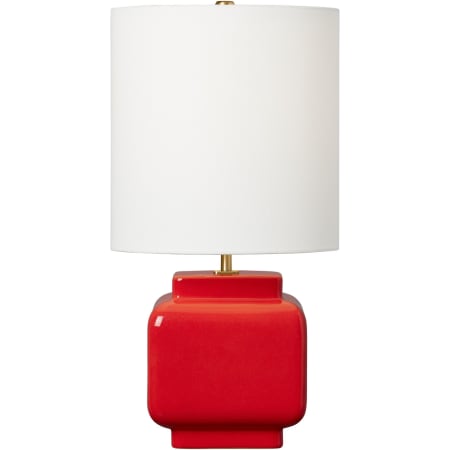 Visual Comfort Anderson 20" Tall LED Buffet Table Lamp Lucent Red