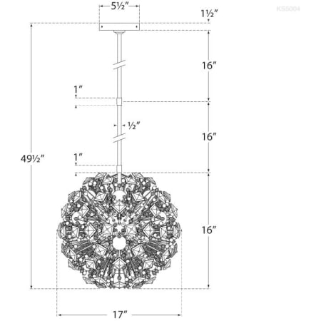 KS5004CG Line Drawing