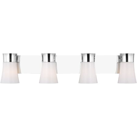Visual Comfort Roy 4-Light Medium Vanity by Drew & Jonathan Chrome