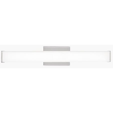 Visual Comfort Lynn 25-1/8" Wide Integrated LED Bath Bar - 277 Volt Chrome / 3000K