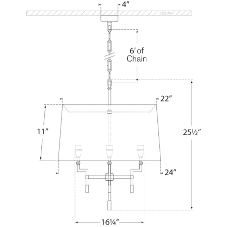 AH 5305-L Line Drawing