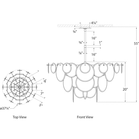 ARN 5450-WSG Line Art