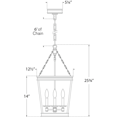 CHC 5610-CG Line Drawing