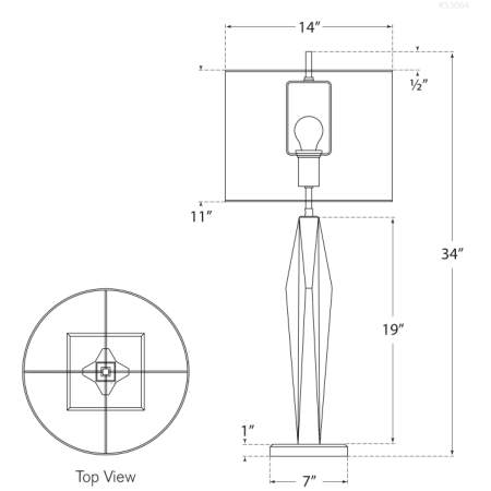 KS3064 Line Drawing