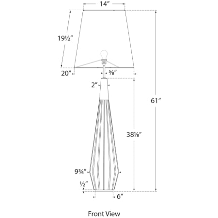 KW1135 Line Drawing