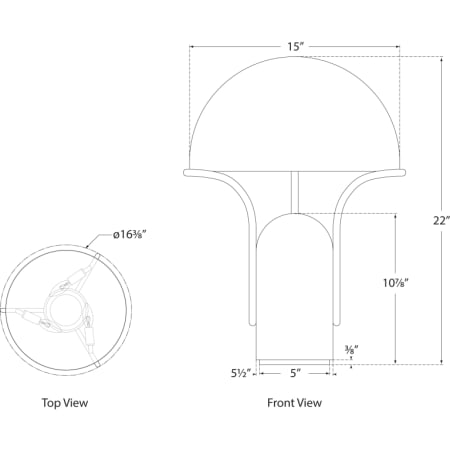KW3920 Line Drawing