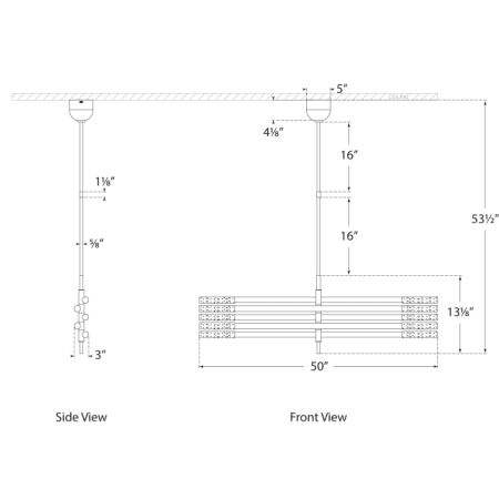 KW 5587-SG Line Drawing