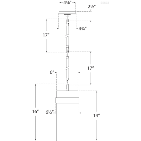 S 5673 Line Drawing