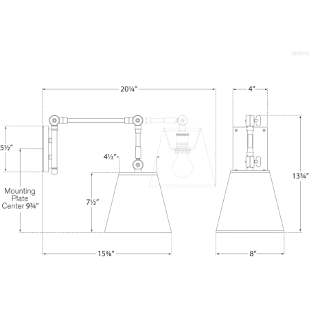 SK2115 Line Drawing