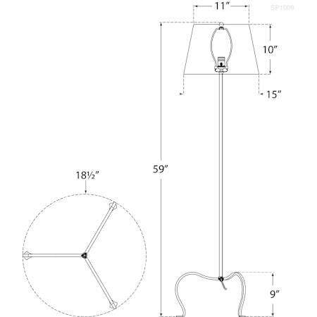 SP1009 Line Drawing