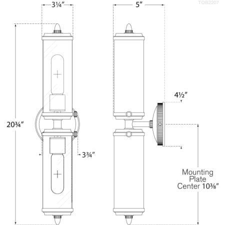 TOB2207 Line Drawing