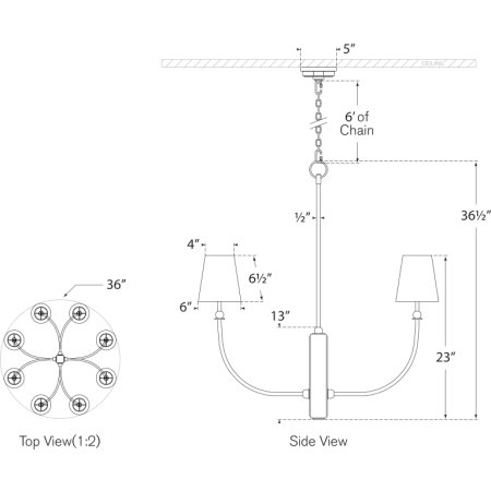 TOB5190 Line Drawing