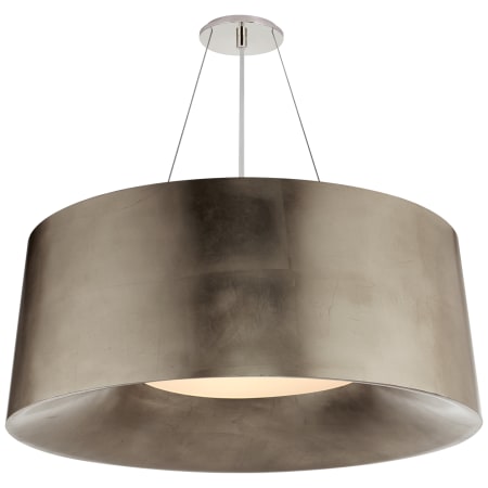 Visual Comfort Halo 28" Medium Hanging Shade by Barbara Barry Burnished Silver Leaf