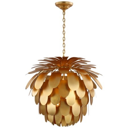 Visual Comfort Cynara 37" Grande Chandelier by E.F. Chapman Gild
