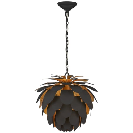 Visual Comfort Cynara 17" Wide Pendant Matte Black