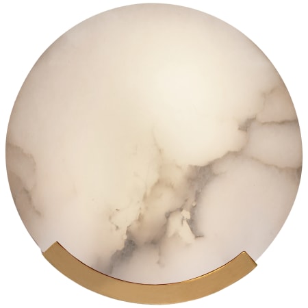 Visual Comfort Melange 7" Wall Sconce with Alabaster Disc Shade by Kelly Wearstler Antique Burnished Brass