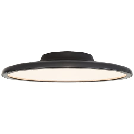 Visual Comfort Dot 16" LED Flush Mount by Peter Bristol Matte Black