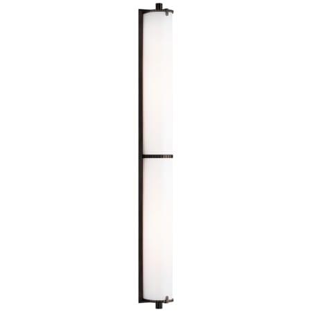 Visual Comfort Calliope 33" Over the Mirror Bath Light with White Glass by Thomas O'Brien Bronze