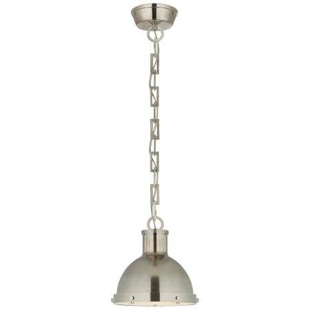 Visual Comfort Hicks 9" Small Pendant with Acrylic Diffuser by Thomas O'Brien Antique Nickel