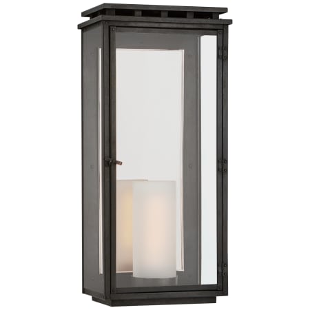 Visual Comfort Cheshire 24" Large 3/4 Wall Lantern by Chapman & Myers Aged Iron