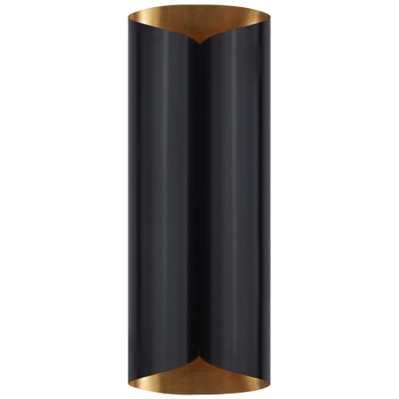 Visual Comfort Selfoss 23" Large Sconce by AERIN Black / Hand Rubbed Antique Brass