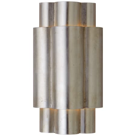 Visual Comfort Arabelle 14" Medium Sconce by AERIN Burnished Silver Leaf