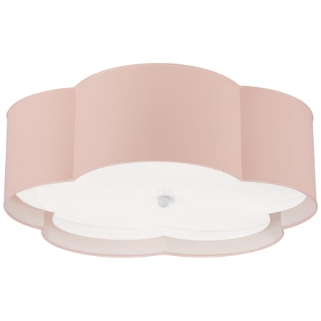 Visual Comfort Bryce 20" Large Flower Flush Mount by kate spade New York Pink
