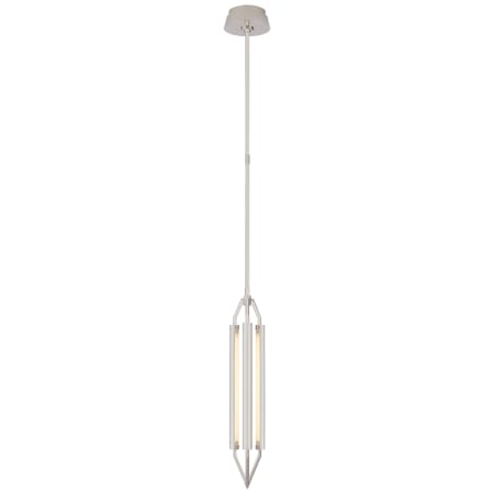 Visual Comfort Appareil 6" Small LED Lantern Pendant by Kelly Wearstler Polished Nickel