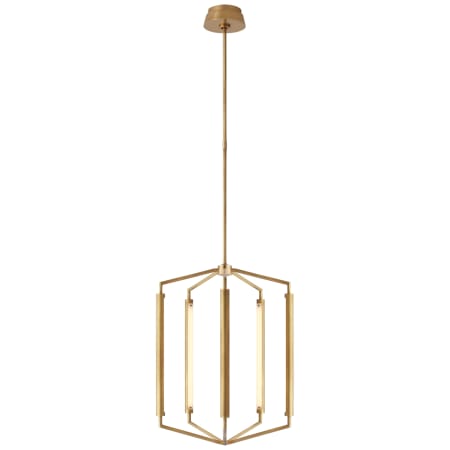 Visual Comfort Appareil 20" Medium LED Lantern by Kelly Wearstler Antique Burnished Brass