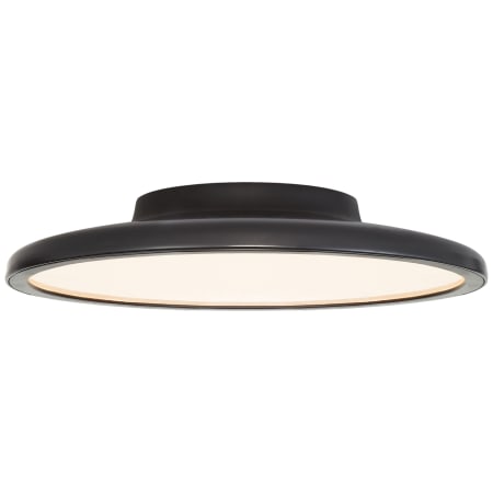 Visual Comfort Dot 14" LED Flush Mount by Peter Bristol Matte Black
