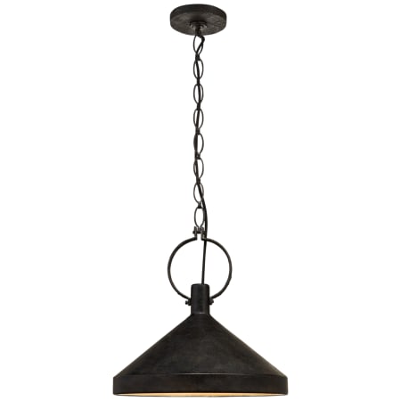 Visual Comfort Limoges 17" Large Pendant by Suzanne Kasler Natural Rusted Iron
