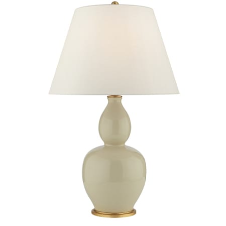Visual Comfort Yue 31" Tall Double Gourd Table Lamp Coconut Porcelain