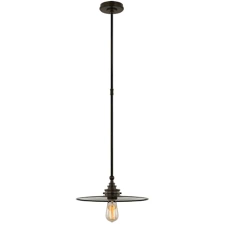 Visual Comfort Parkington 14" Pendant Bronze / Bronze