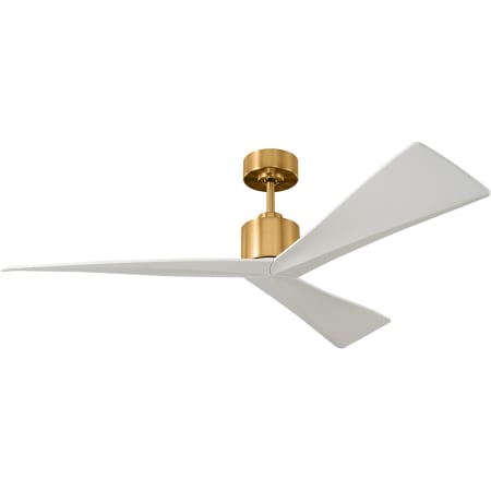Visual Comfort Adler 52" 3 Blade Indoor Ceiling Fan Burnished Brass