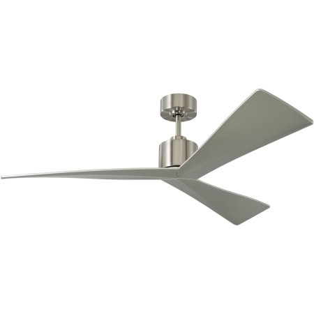 Visual Comfort Adler 52" 3 Blade Indoor Ceiling Fan Brushed Steel